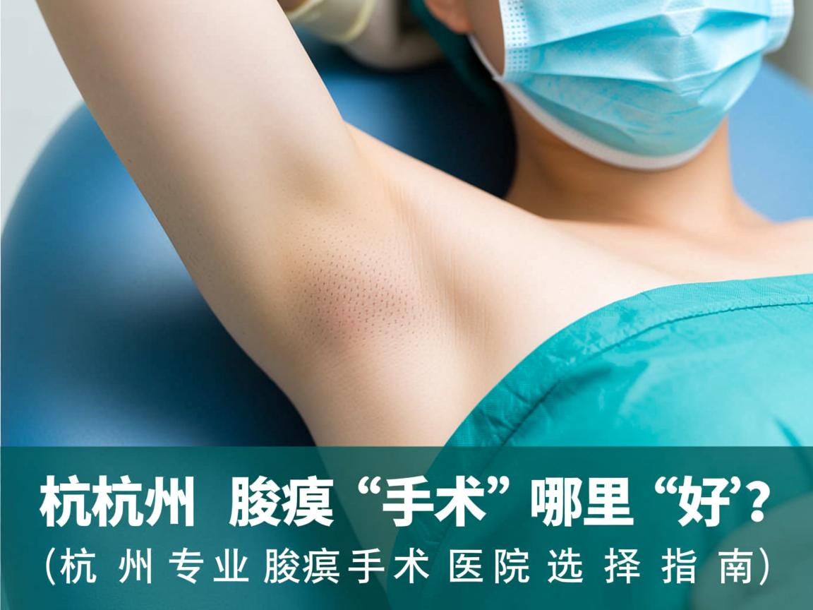 杭州腋臭手术哪里好？杭州专业腋臭手术医院选择指南