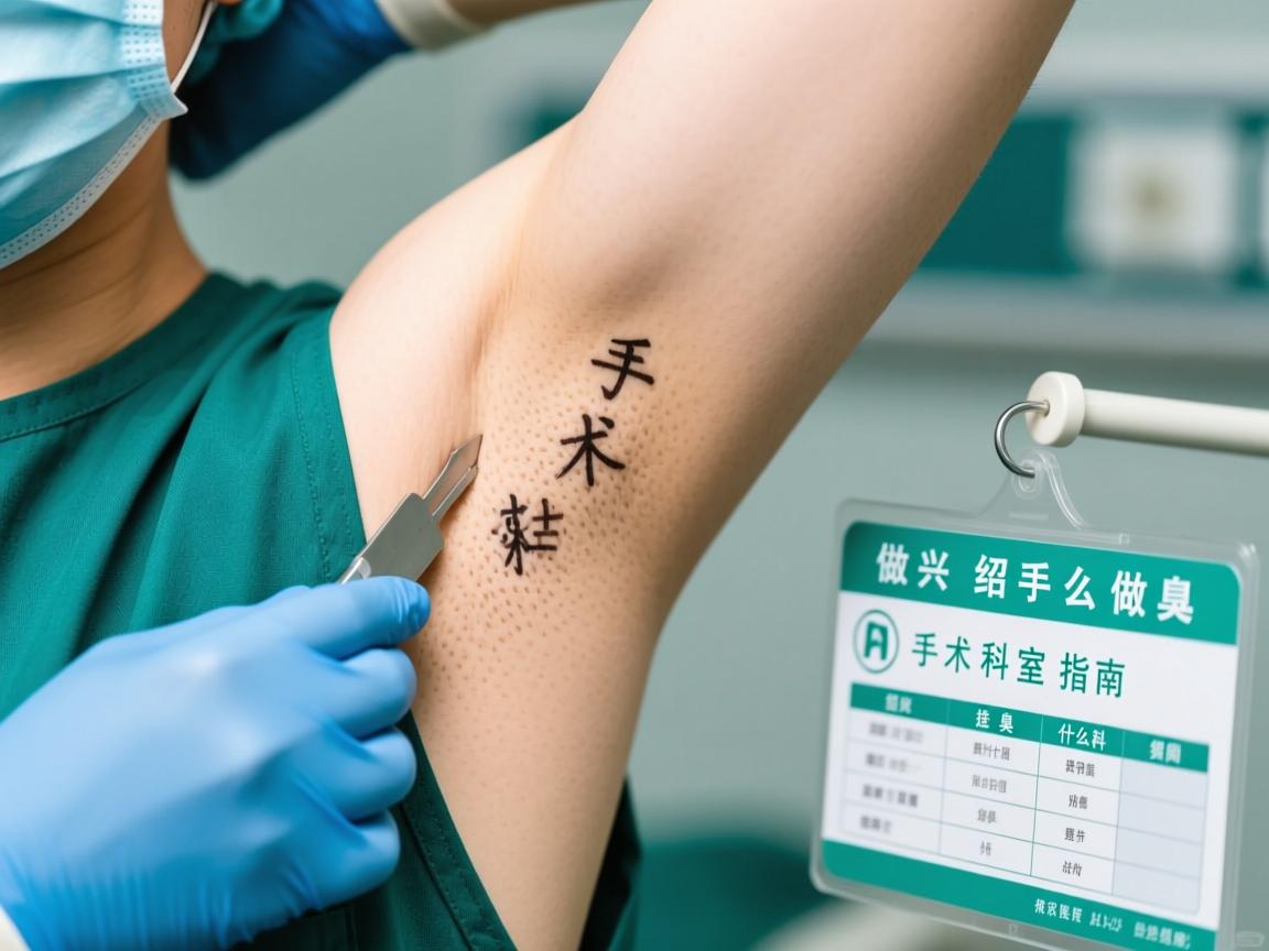 在绍兴做腋臭手术，挂什么科？绍兴腋臭手术科室指南
