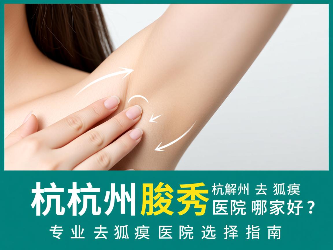 杭州腋秀解析，杭州去狐臭医院哪家好？专业去狐臭医院选择指南