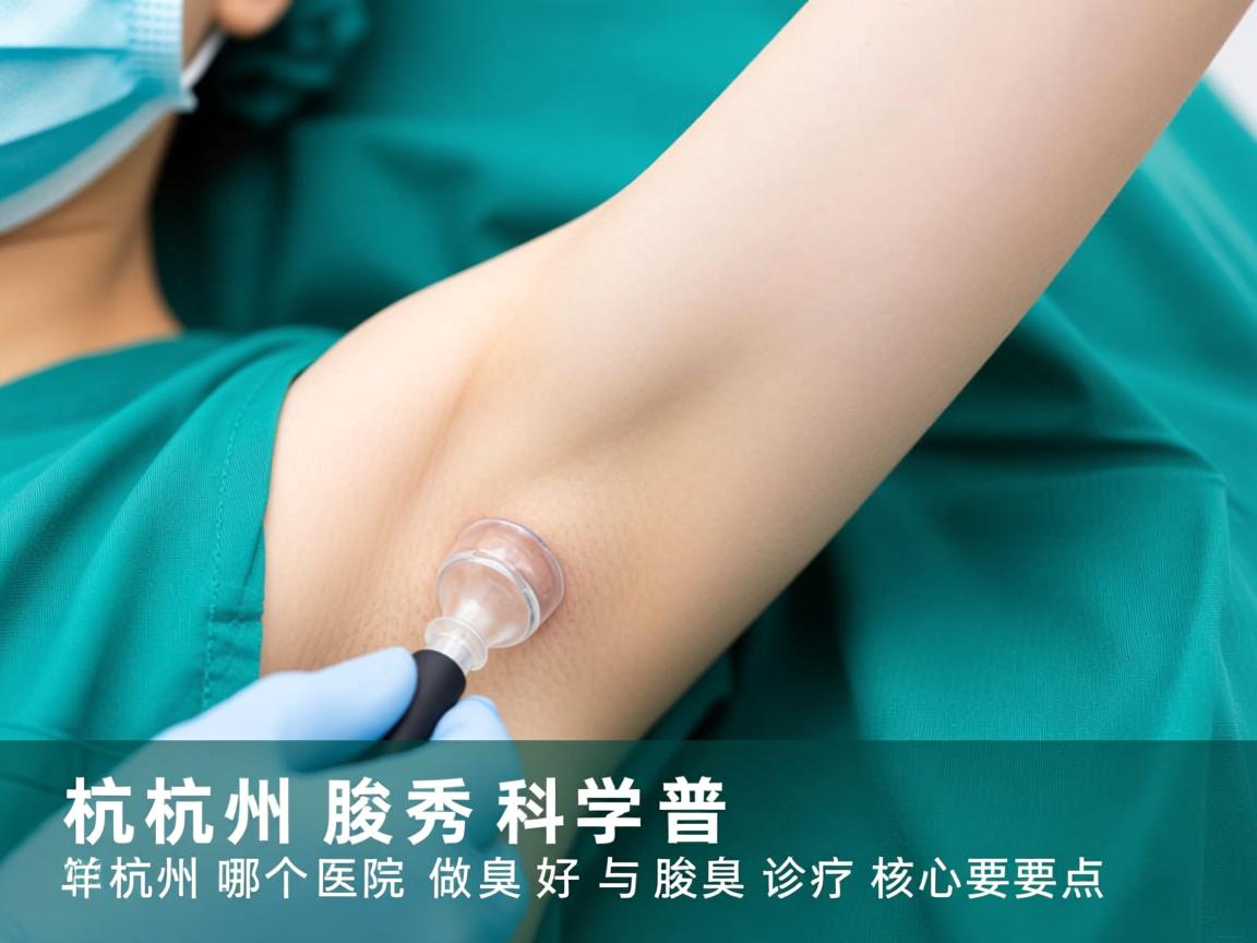杭州腋秀科普,详解杭州哪个医院做腋臭好与腋臭诊疗核心要点 杭州腋秀科普,详解杭州哪个医院做腋臭好与腋臭诊疗核心要点