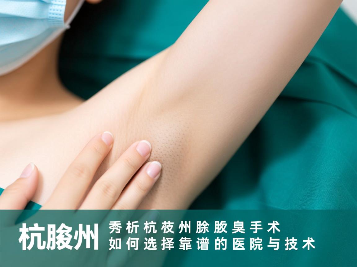 杭州腋秀解析,杭州除腋臭手术如何选择靠谱的医院与技术 杭州腋秀解析,杭州除腋臭手术如何选择靠谱的医院与技术