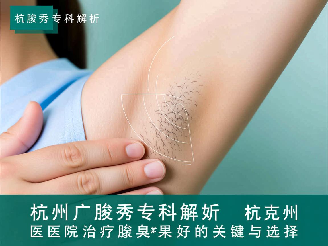 杭州腋秀专科解析,杭州医院治疗腋臭效果好的关键与选择 杭州腋秀专科解析,杭州医院治疗腋臭效果好的关键与选择