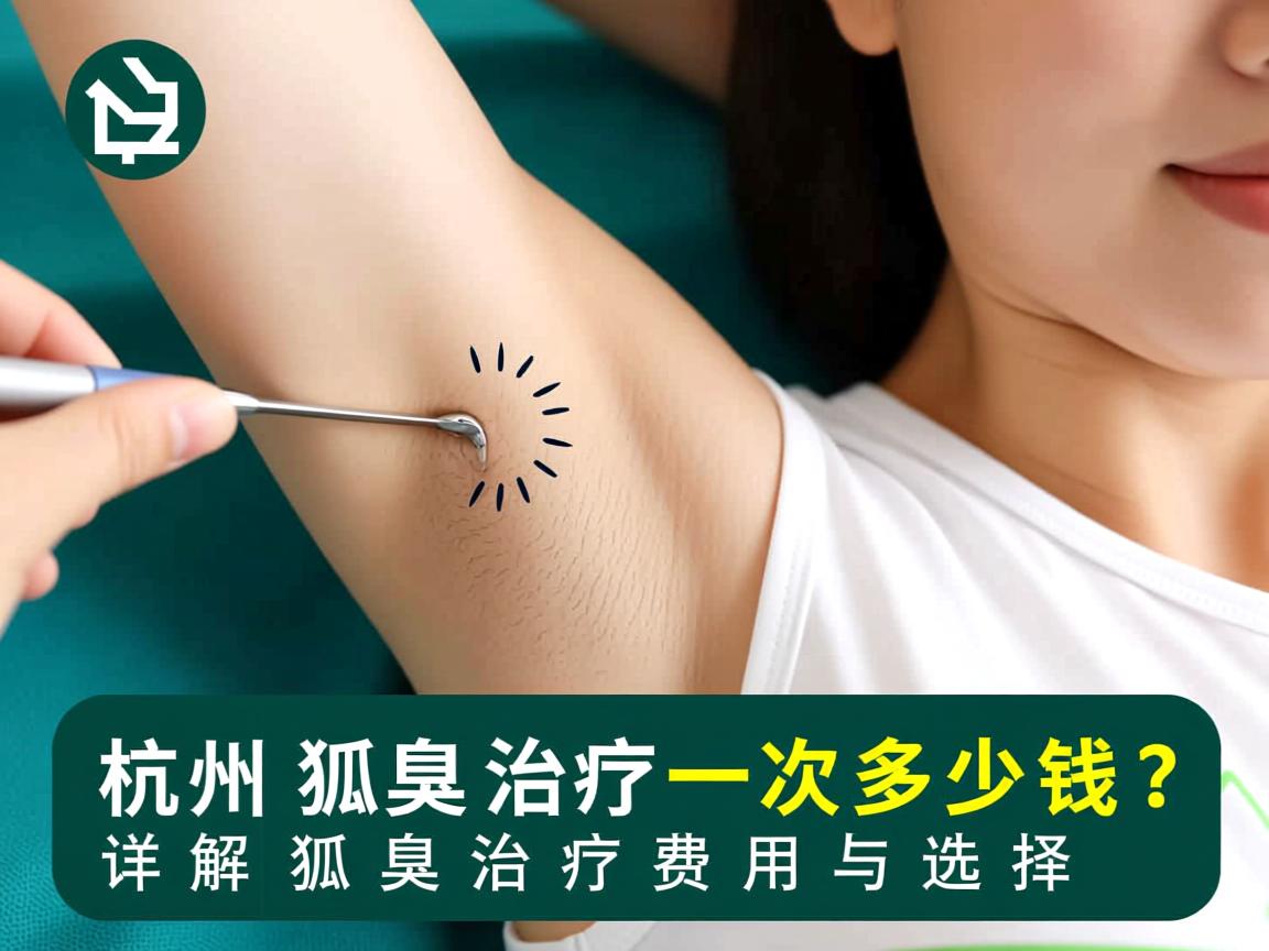 杭州狐臭治疗一次多少钱?详解狐臭治疗费用与选择 杭州狐臭治疗一次多少钱?详解狐臭治疗费用与选择