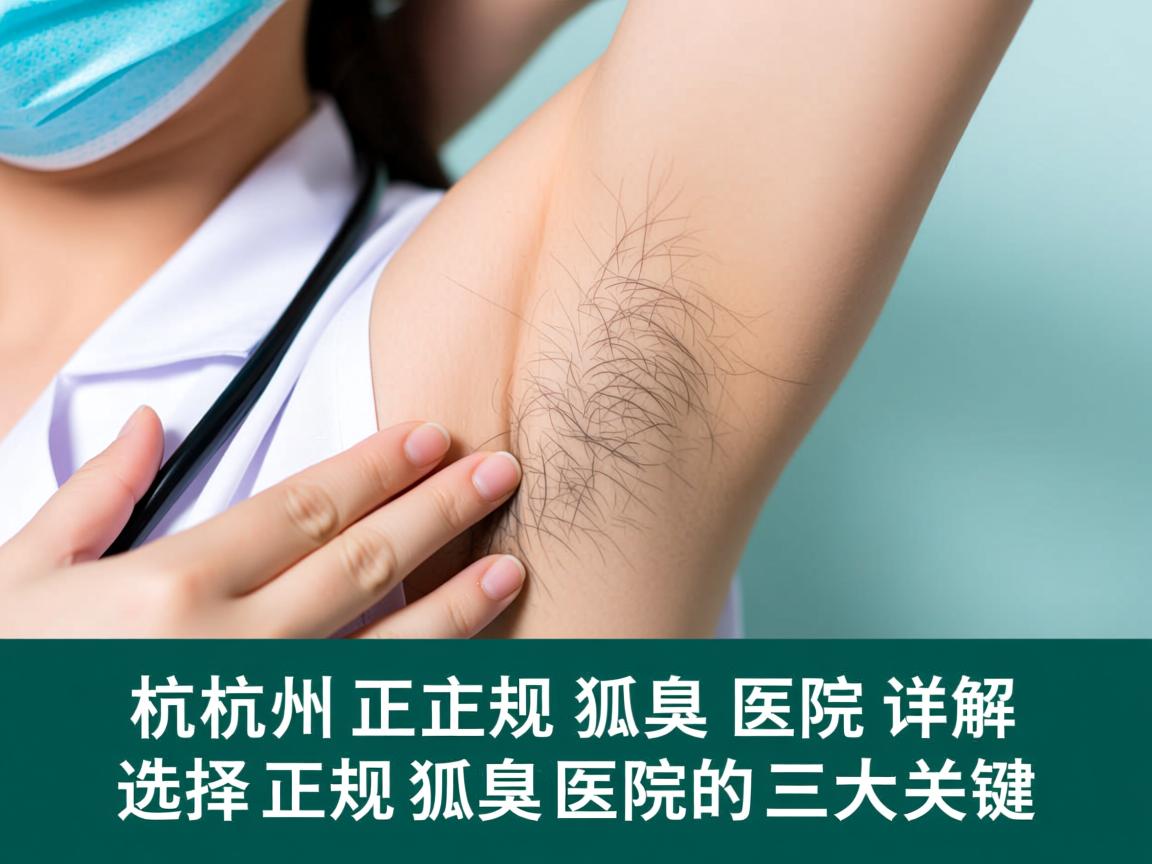 杭州正规狐臭医院详解,选择正规狐臭医院的三大关键 杭州正规狐臭医院详解,选择正规狐臭医院的三大关键