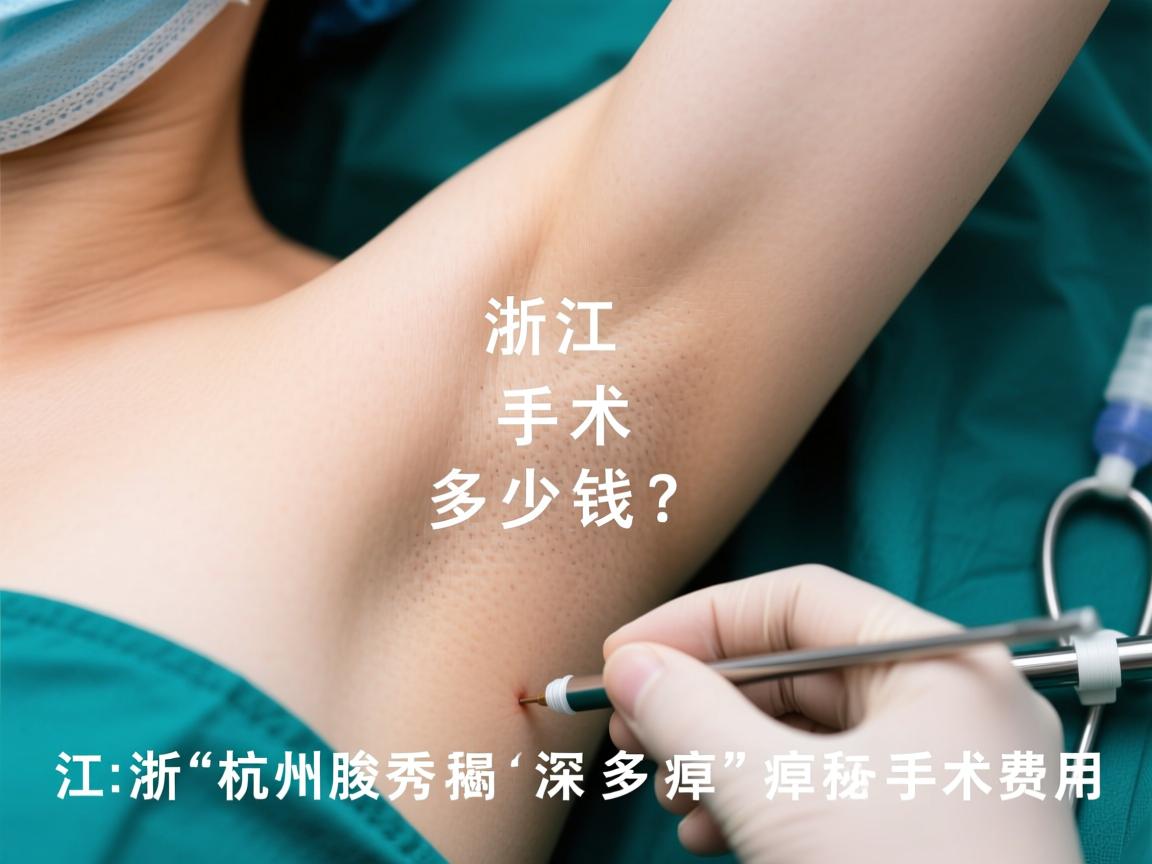 杭州腋秀解析,浙江腋臭手术多少钱?深度揭秘腋臭手术费用 杭州腋秀解析,浙江腋臭手术多少钱?深度揭秘腋臭手术费用