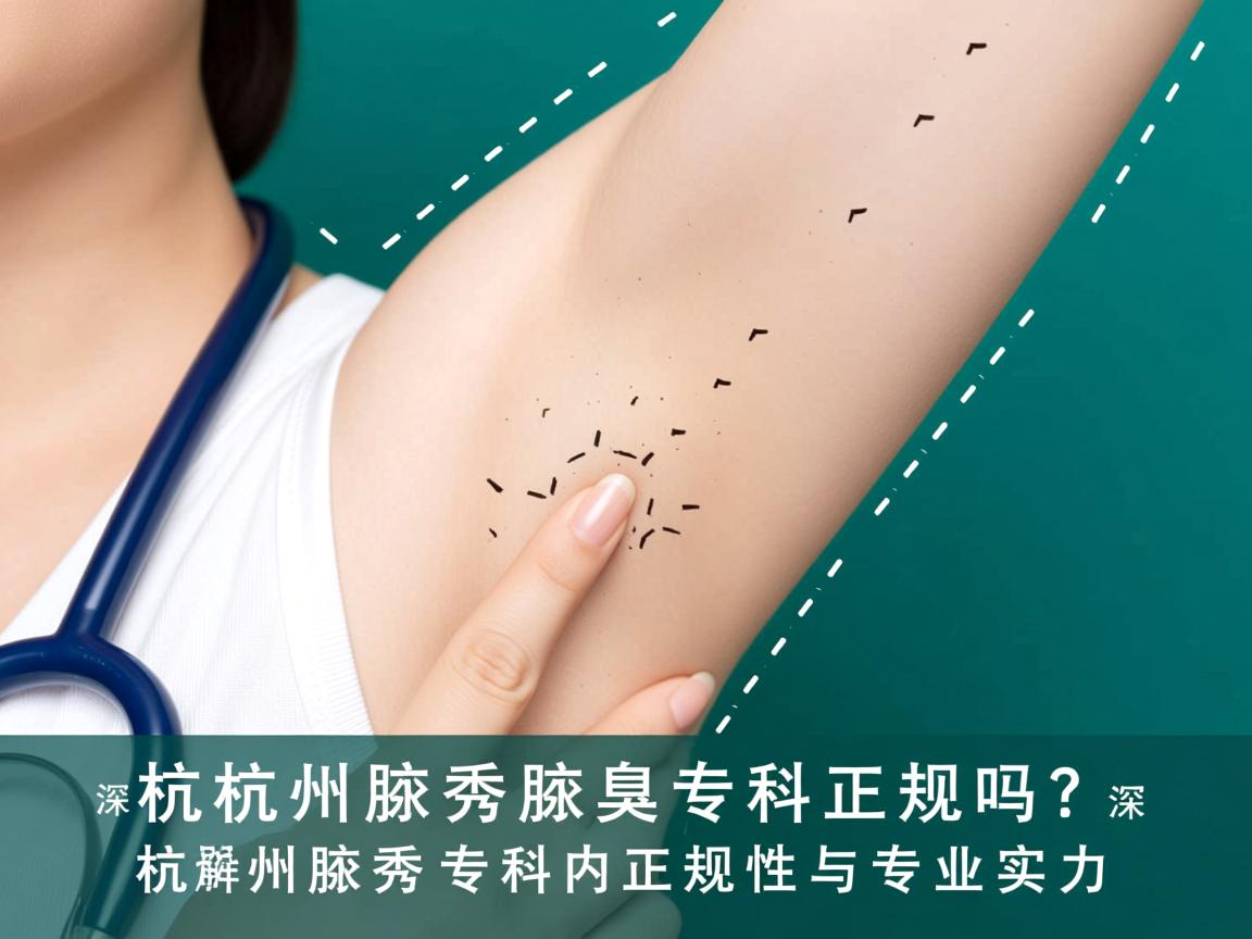 杭州腋秀腋臭专科正规吗?深度解析杭州腋秀专科的正规性与专业实力 杭州腋秀腋臭专科正规吗?深度解析杭州腋秀专科的正规性与专业实力