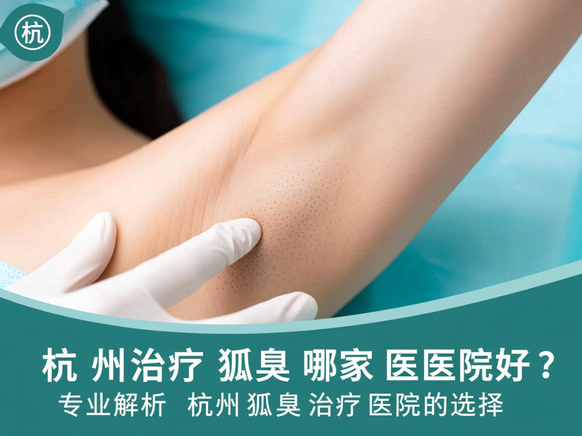 杭州治疗狐臭哪家医院好？专业解析杭州狐臭治疗医院的选择