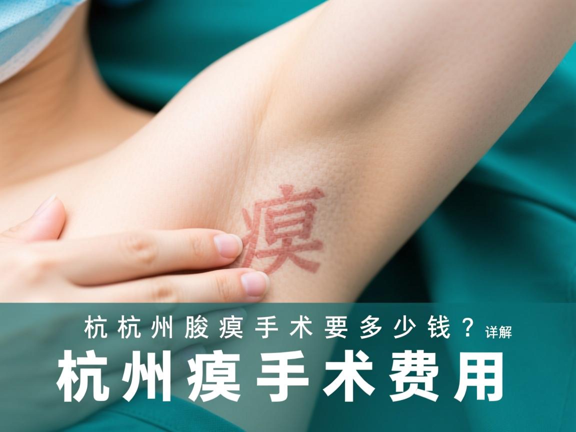 杭州腋臭手术要多少钱？详解杭州腋臭手术费用