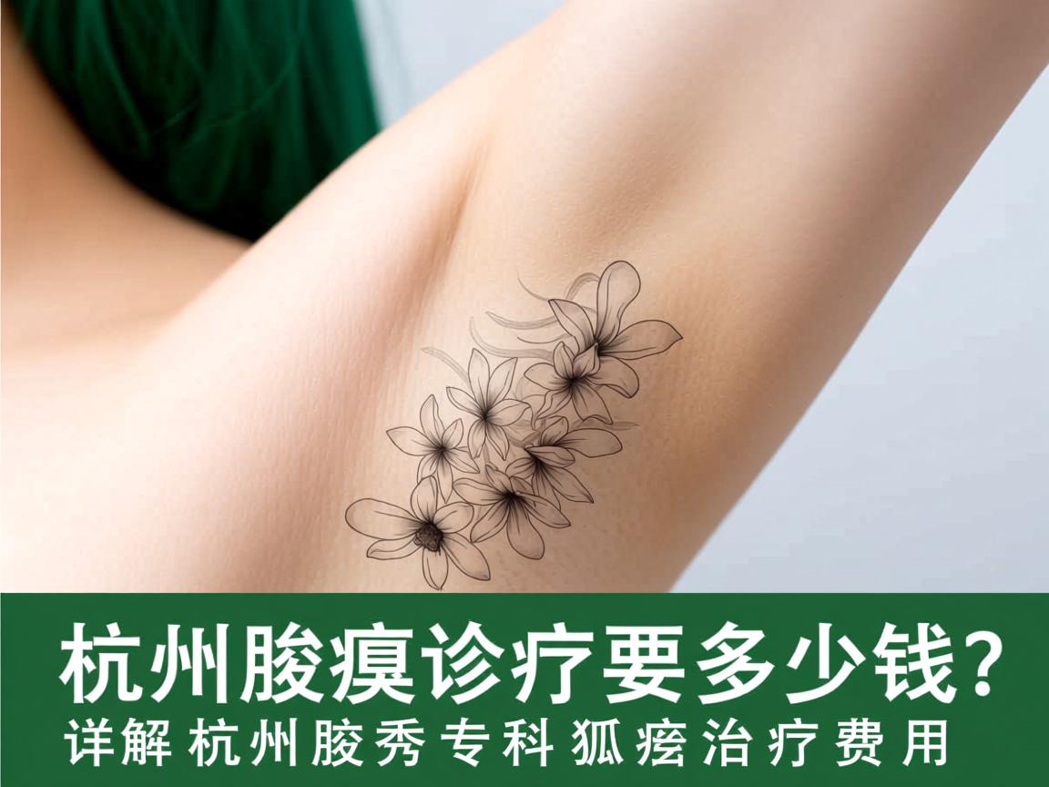杭州腋臭诊疗要多少钱？详解杭州腋秀专科狐臭治疗费用