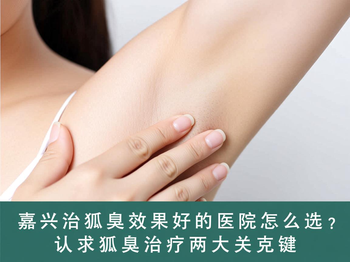 嘉兴治狐臭效果好的医院怎么选？认准狐臭治疗两大关键