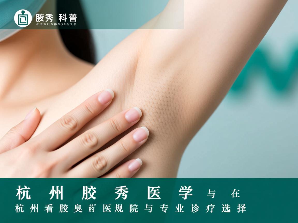 杭州腋秀科普，在杭州看腋臭的正规医院与专业诊疗选择