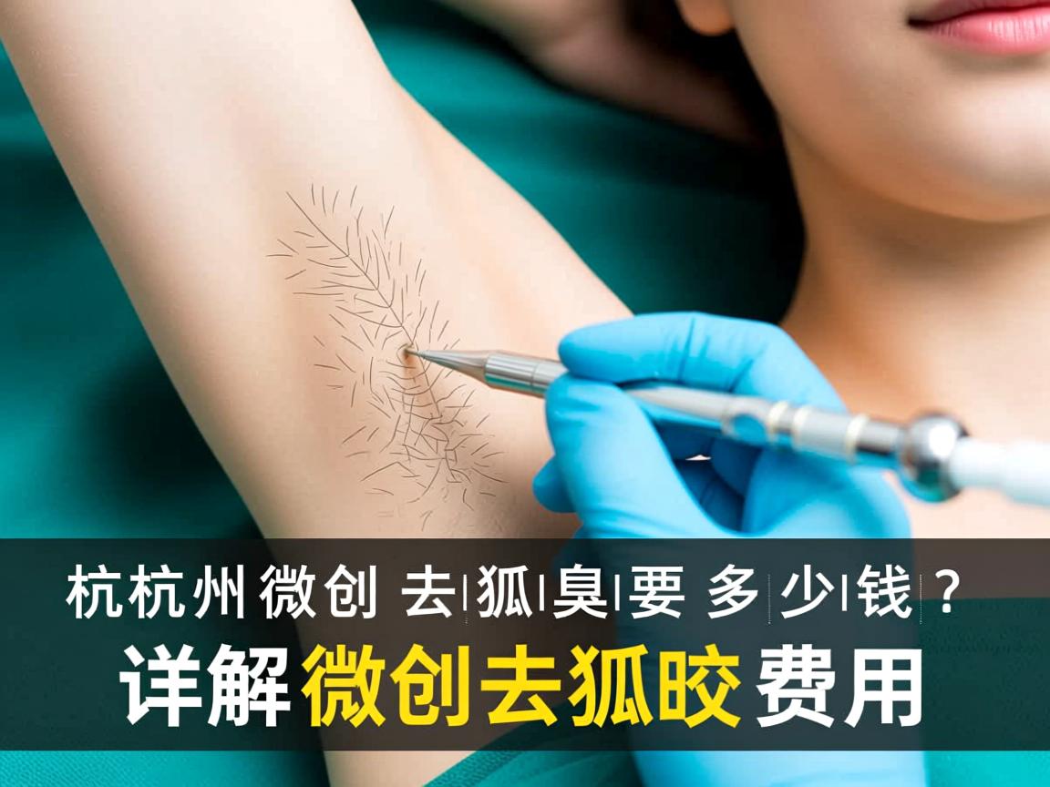 杭州微创去狐臭要多少钱？详解微创去狐臭费用