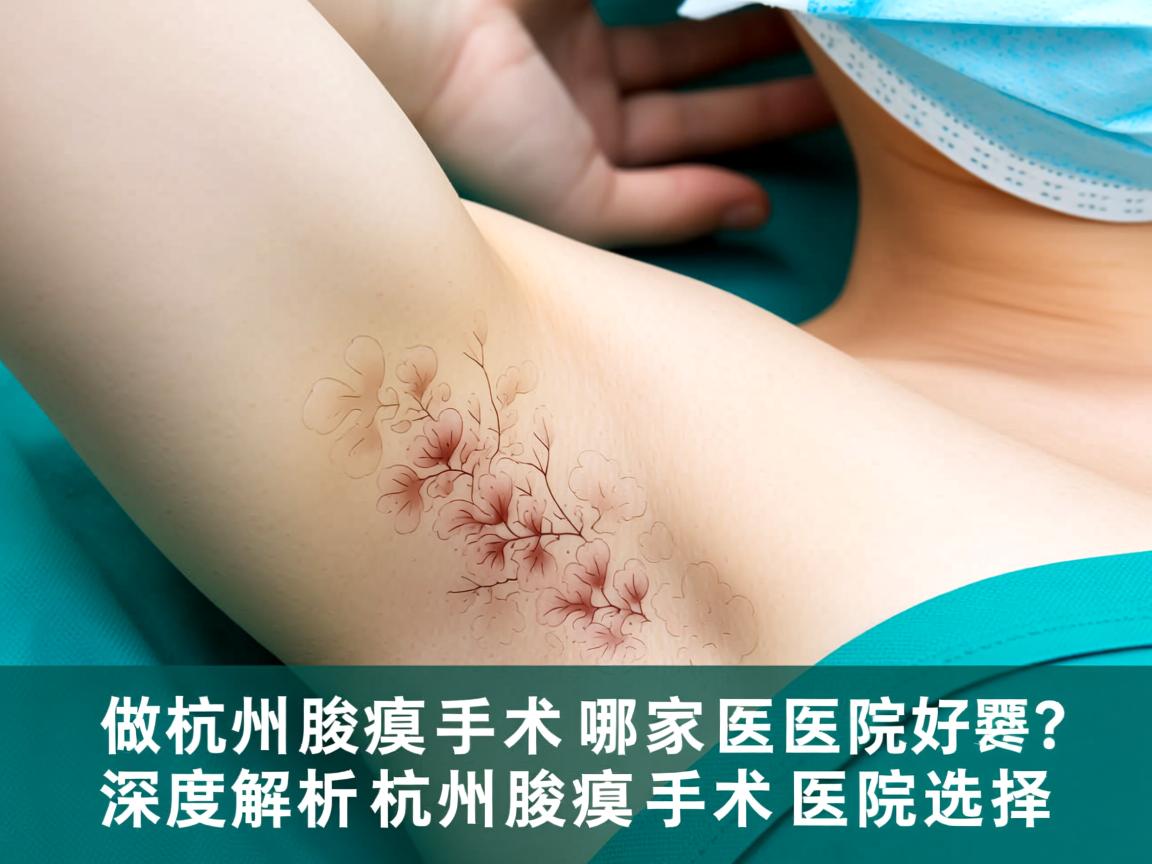 杭州做腋臭手术哪家医院好？深度解析杭州腋臭手术医院选择