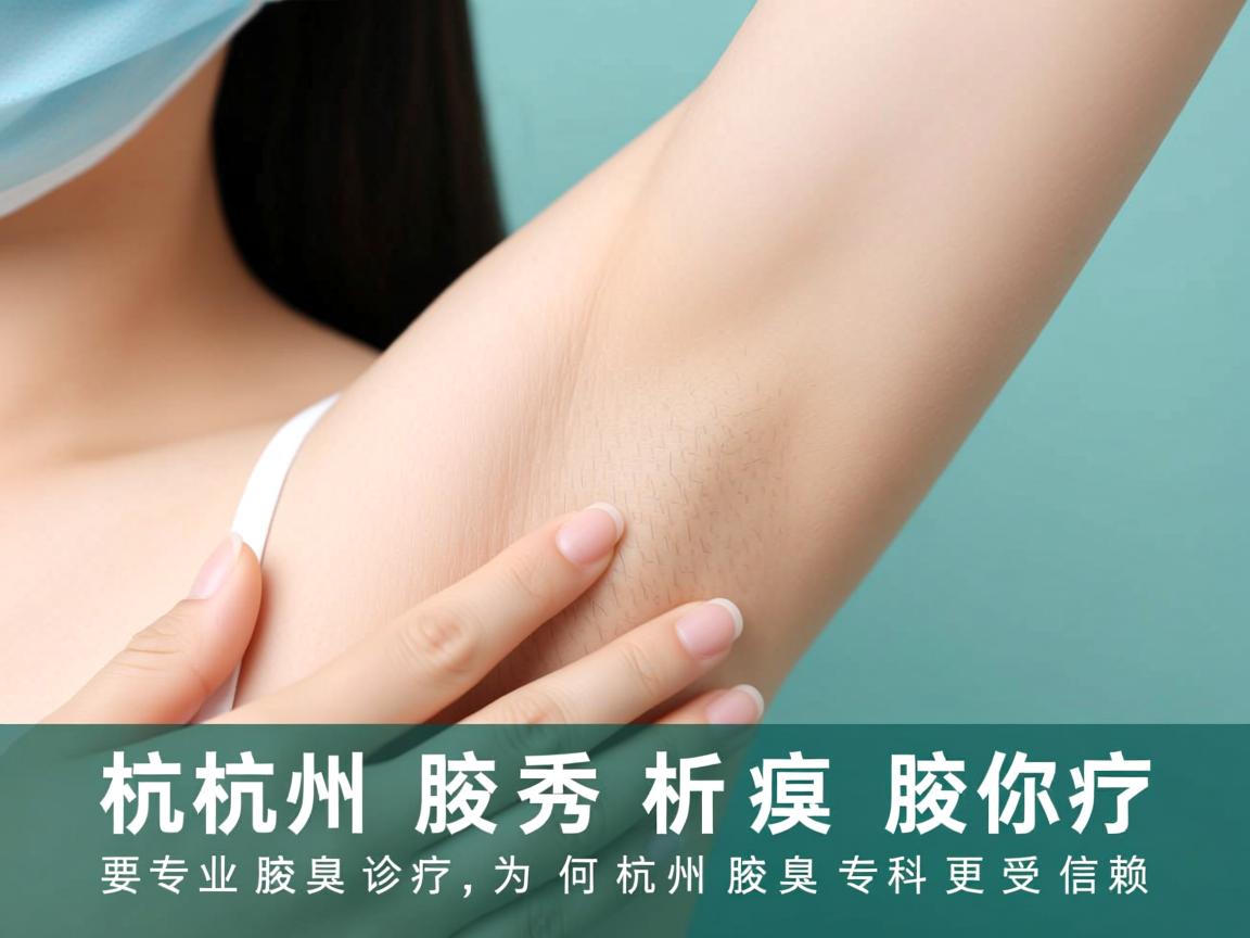 杭州腋秀解析，专业腋臭诊疗，为何杭州腋臭专科更受信赖