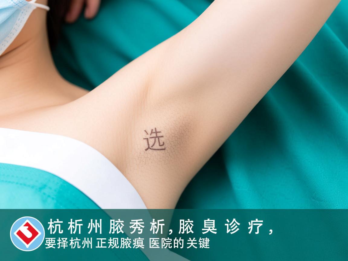 杭州腋秀解析腋臭诊疗，选择杭州正规腋臭医院的关键