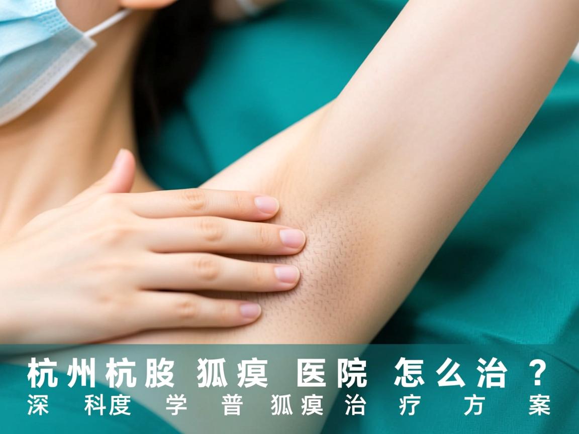 杭州腋秀解析，杭州狐臭医院怎么治疗？深度科普狐臭治疗方案