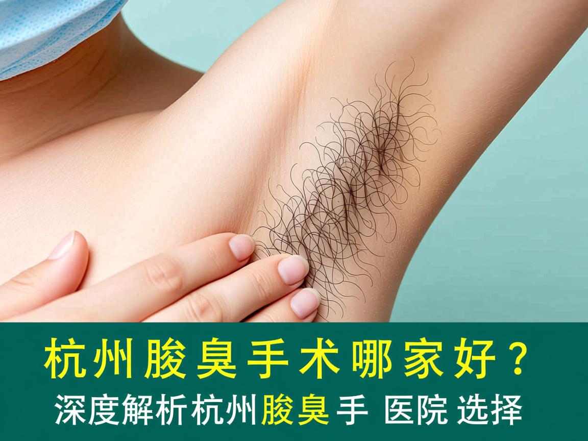 杭州腋臭手术哪家好？深度解析杭州腋臭手术医院选择