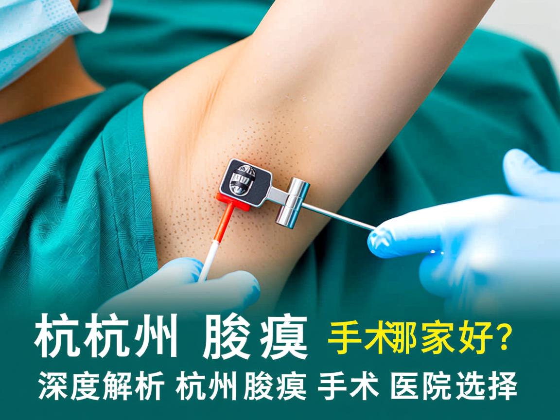 杭州腋臭手术哪家好？深度解析杭州腋臭手术医院选择