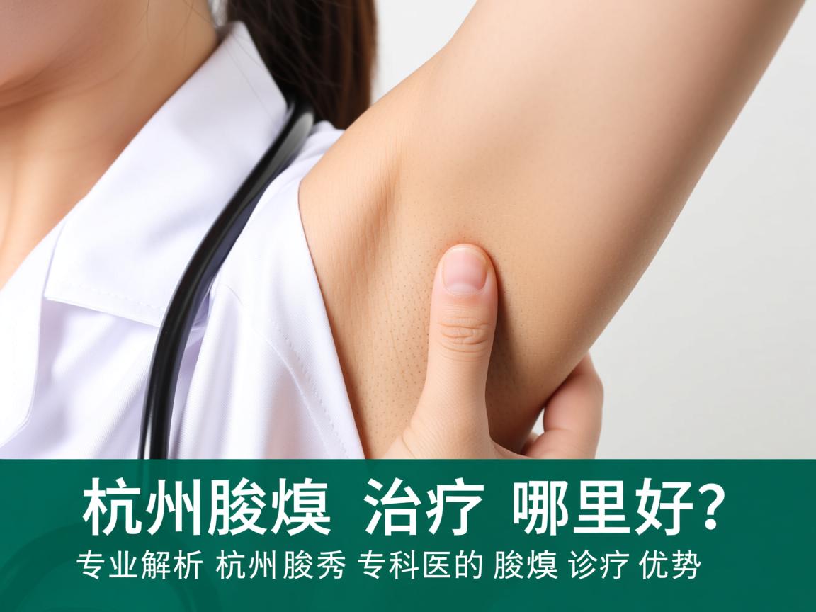 杭州腋臭治疗哪里好？专业解析杭州腋秀专科的腋臭诊疗优势