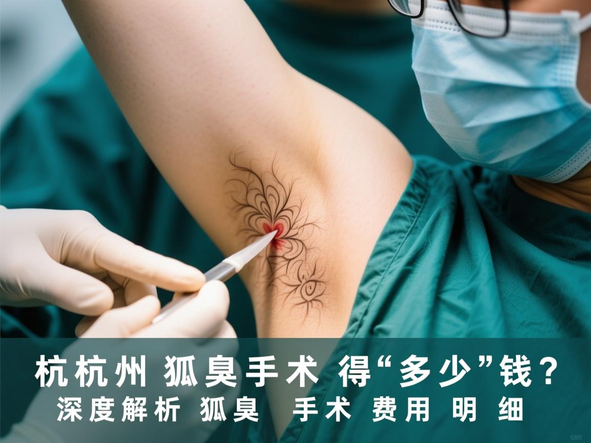 杭州狐臭手术得多少钱？深度解析狐臭手术费用明细
