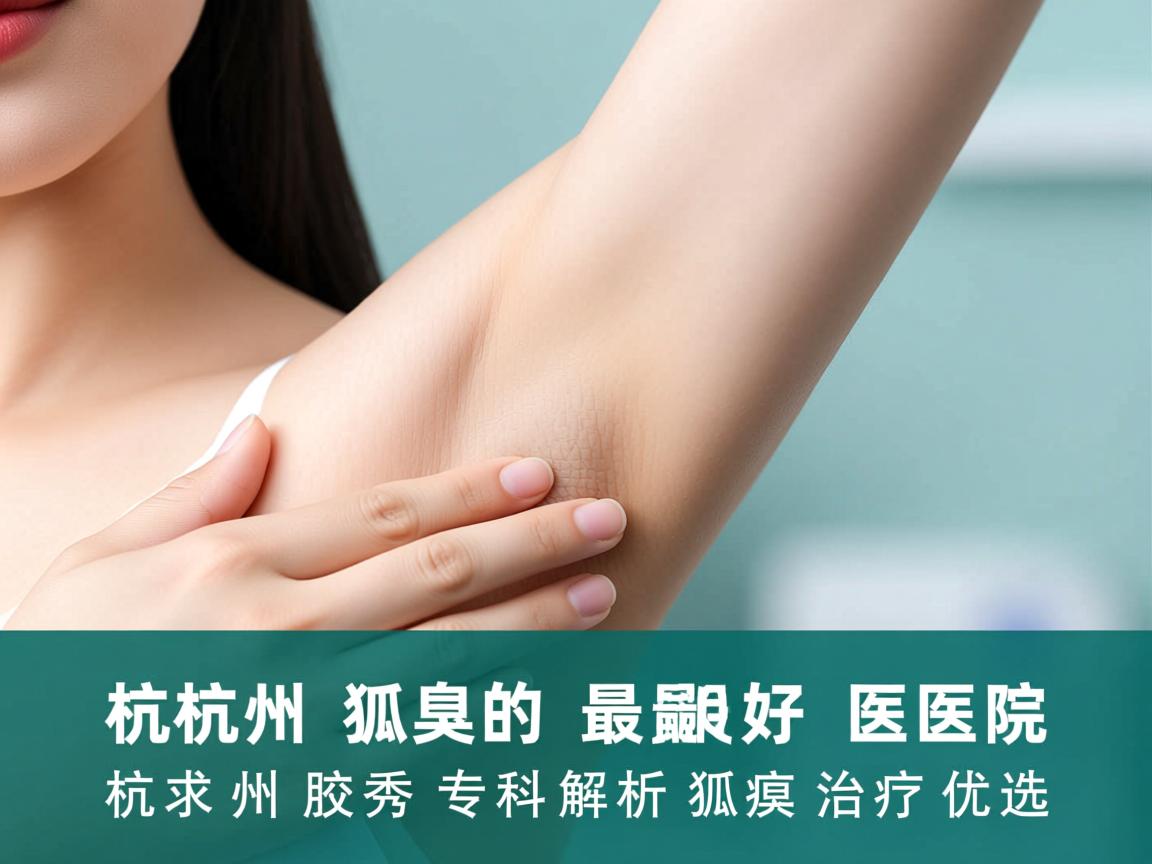 杭州狐臭的最好医院，杭州腋秀专科解析狐臭治疗优选