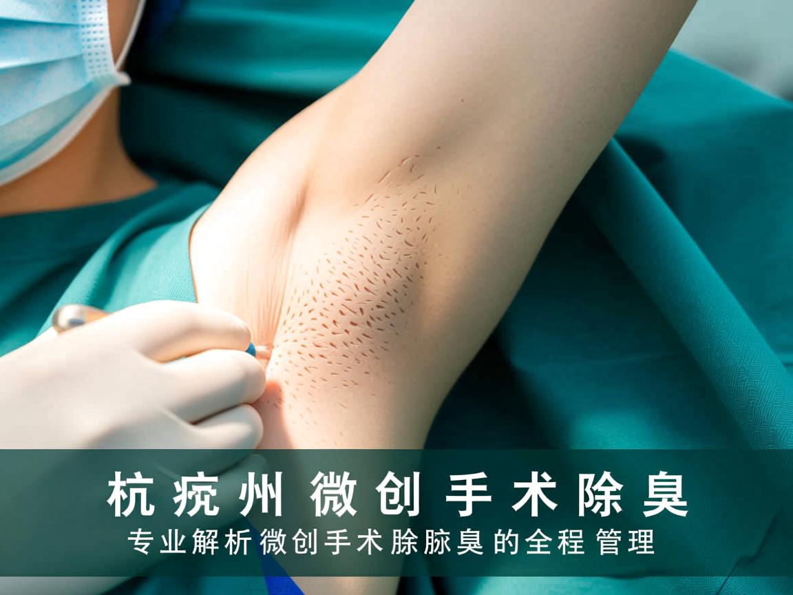 杭州微创手术除腋臭，专业解析微创手术除腋臭的全程管理