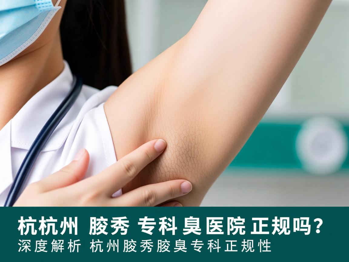 杭州腋秀腋臭专科医院正规吗？深度解析杭州腋秀腋臭专科正规性