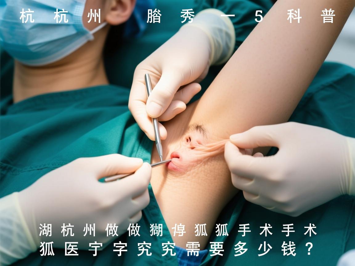 杭州腋秀科普，在湖州做狐臭手术，狐臭手术究竟需要多少钱？