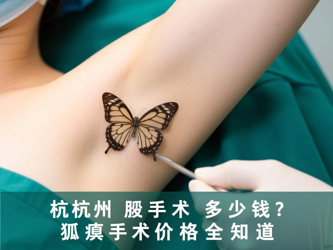 杭州腋秀解析，杭州狐臭手术多少钱？狐臭手术价格全知道