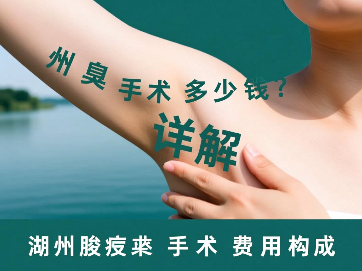 湖州腋臭手术多少钱？详解湖州腋臭手术费用构成