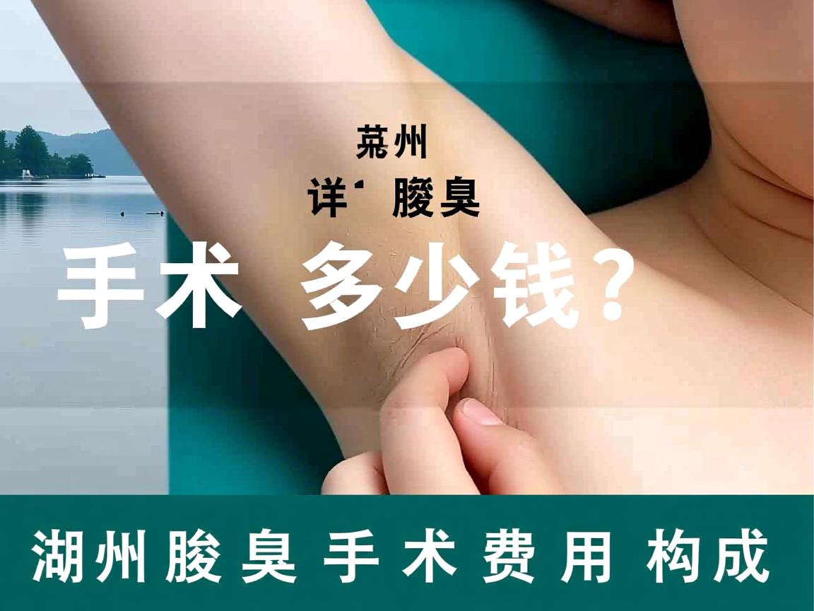 湖州腋臭手术多少钱？详解湖州腋臭手术费用构成