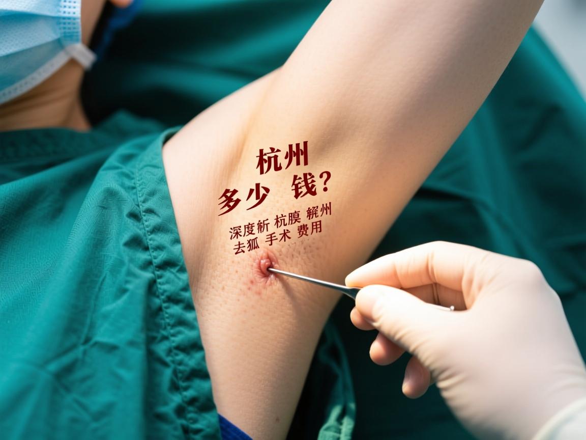 杭州腋臭手术多少钱？深度解析杭州去狐臭手术费用