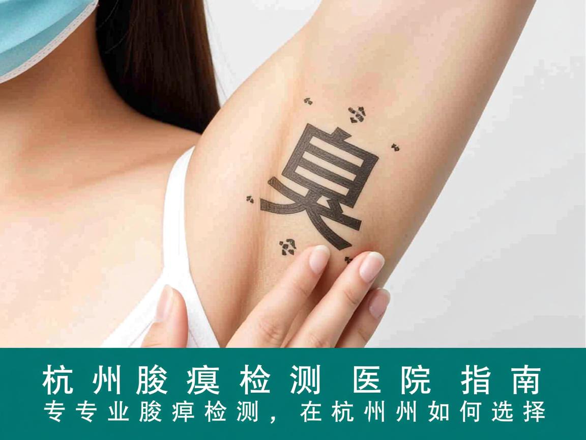 杭州腋臭检测医院指南，专业腋臭检测在杭州如何选择