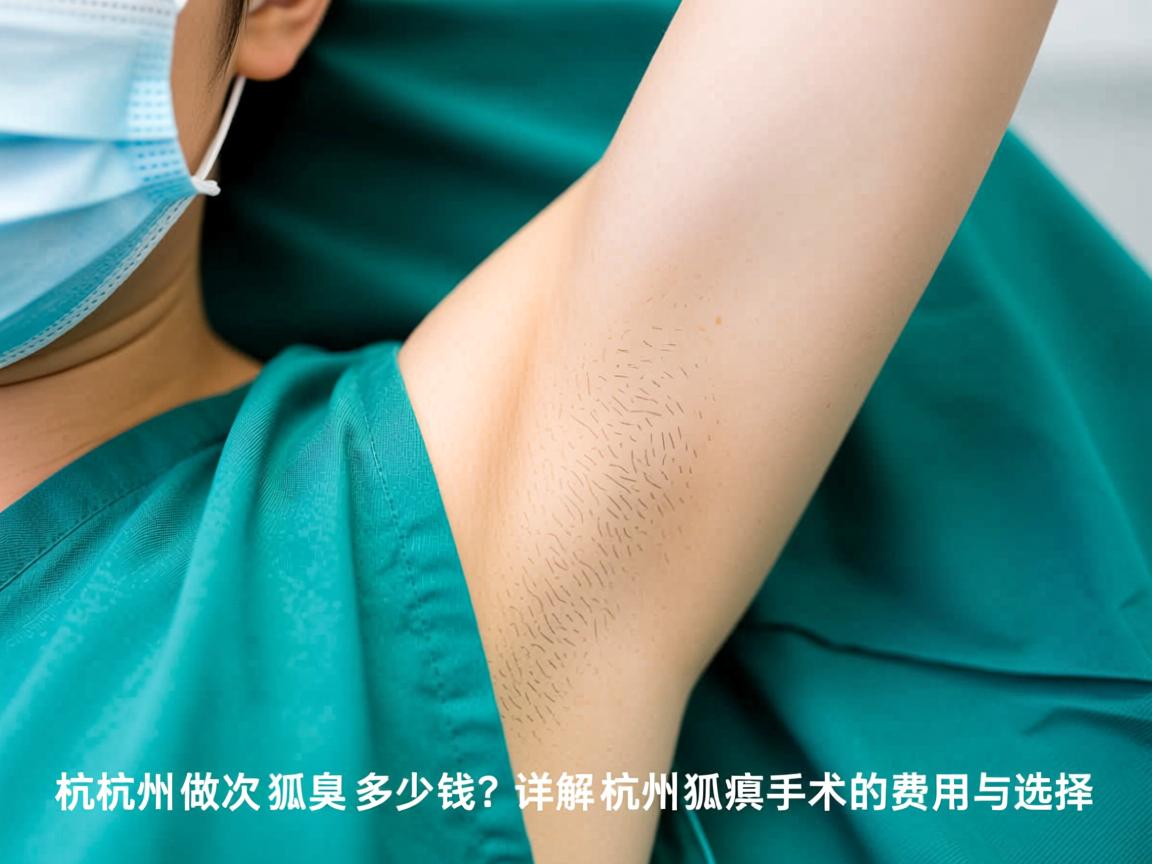 杭州做次狐臭多少钱？详解杭州狐臭手术的费用与选择