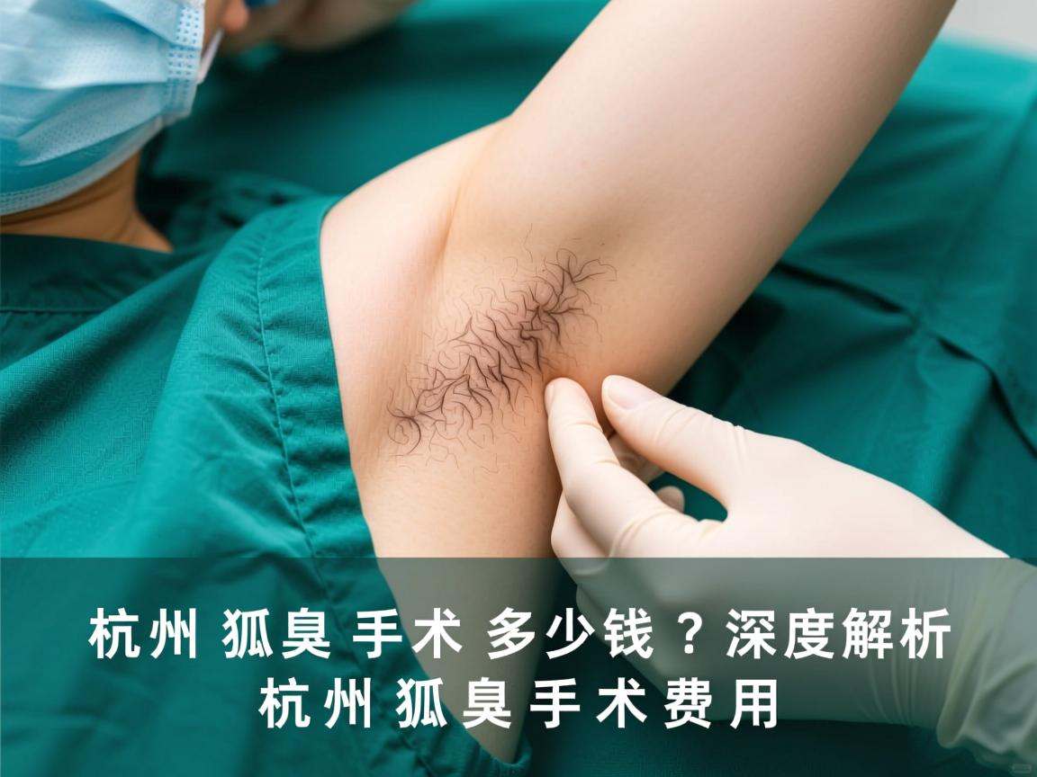 杭州狐臭手术多少钱？深度解析杭州狐臭手术费用