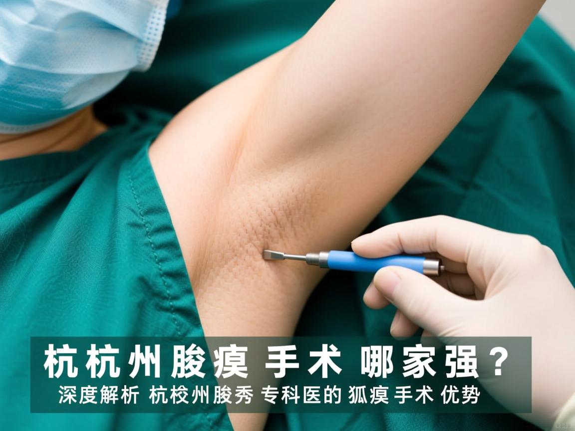 杭州腋臭手术哪家强？深度解析杭州腋秀专科的狐臭手术优势