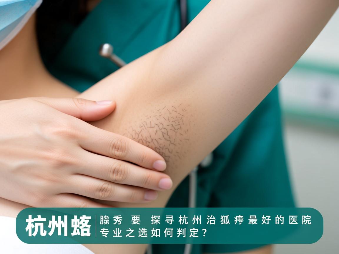 杭州腋秀解析，探寻杭州治疗狐臭最好的医院，专业之选如何判定？