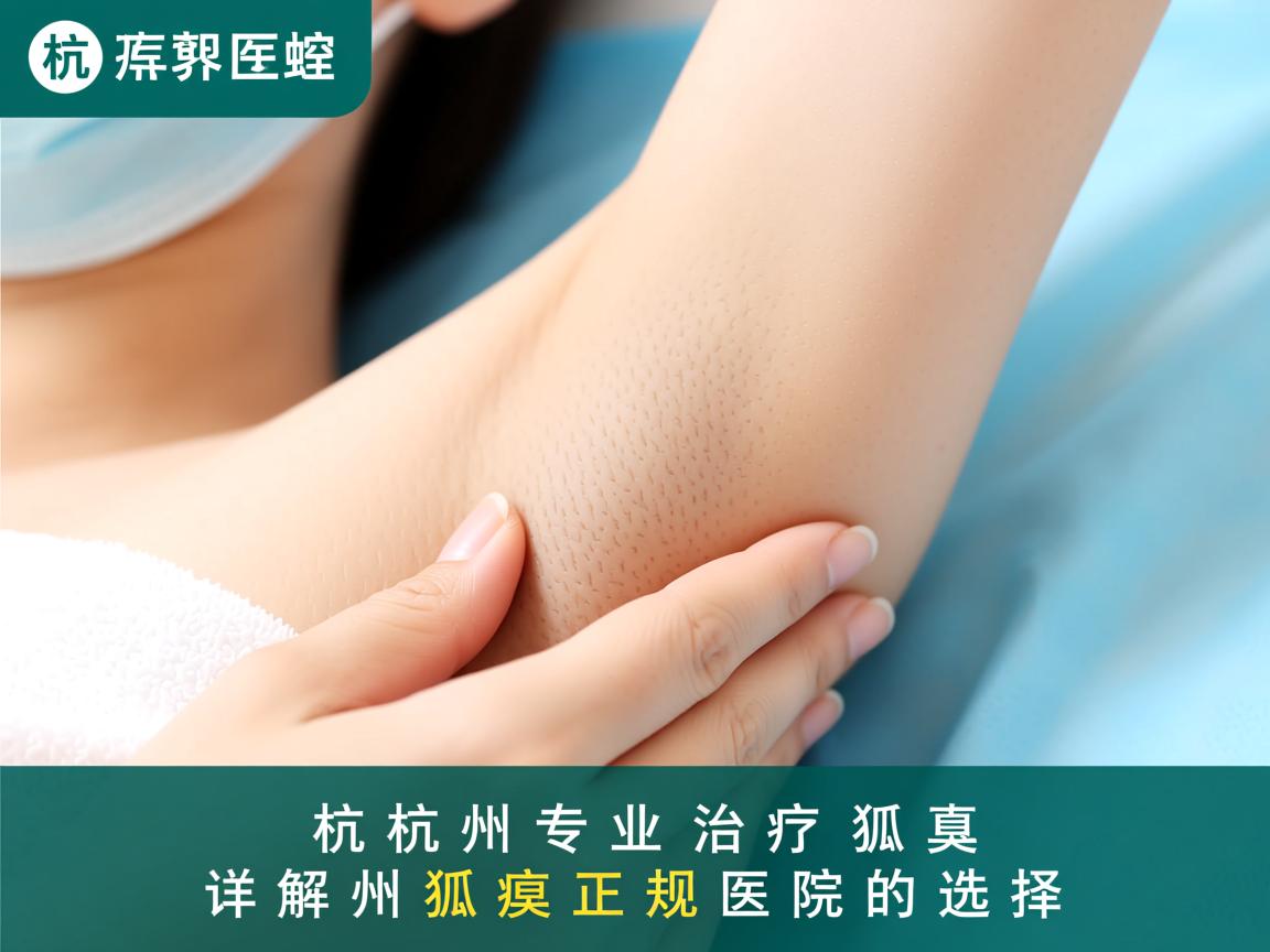 杭州专业治疗狐臭，详解杭州狐臭正规医院的选择