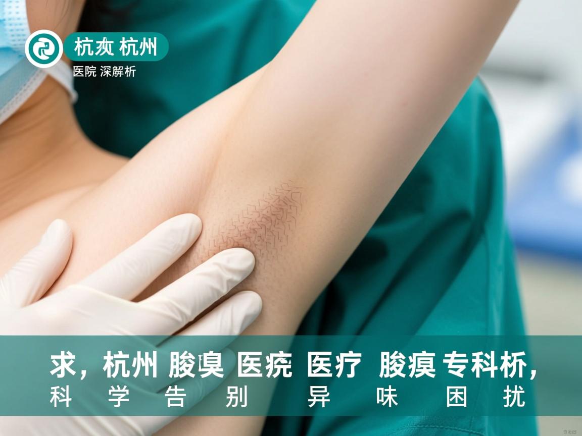 杭州腋臭医院深度解析，选对杭州腋臭专科，科学告别异味困扰
