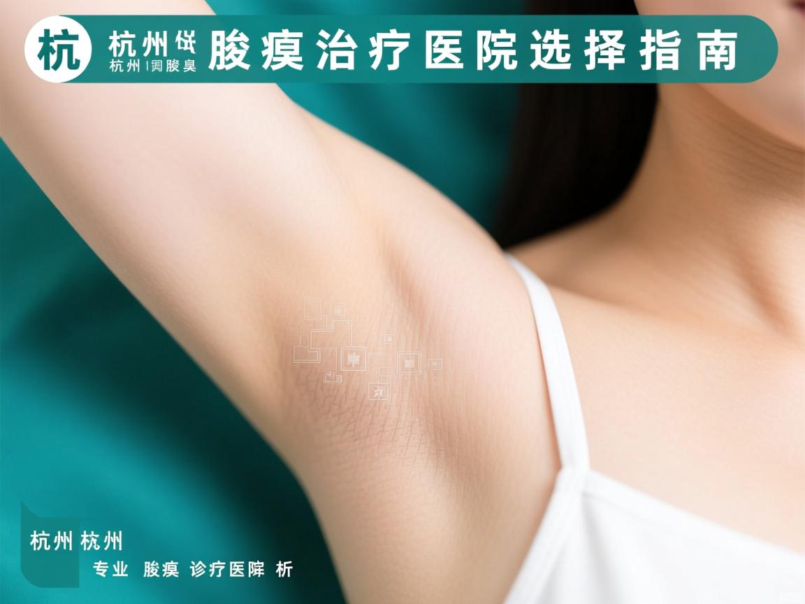 杭州腋臭治疗医院选择指南，杭州专业腋臭诊疗医院解析