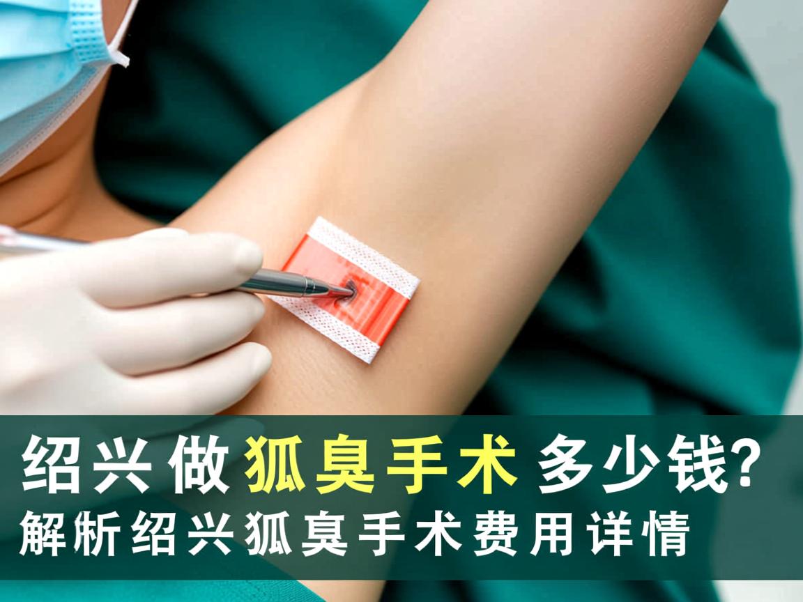 在绍兴做狐臭手术多少钱？解析绍兴狐臭手术费用详情