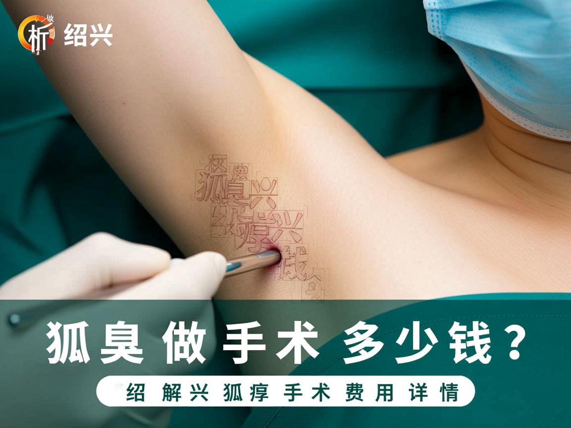 在绍兴做狐臭手术多少钱？解析绍兴狐臭手术费用详情