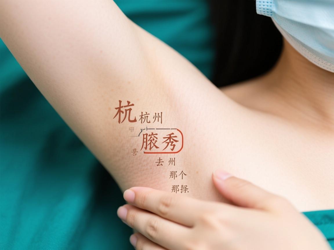杭州腋秀解析，去腋臭手术去湖州那个医院好啊？湖州医院选择指南