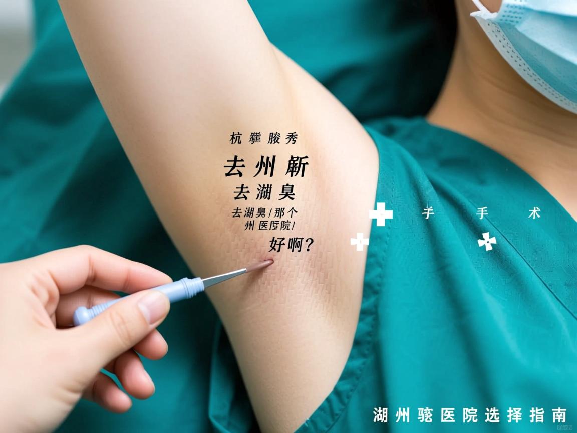 杭州腋秀解析，去腋臭手术去湖州那个医院好啊？湖州医院选择指南