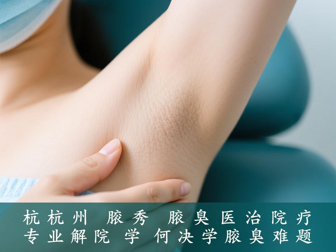杭州腋秀解析腋臭治疗，专业医院如何科学解决腋臭难题