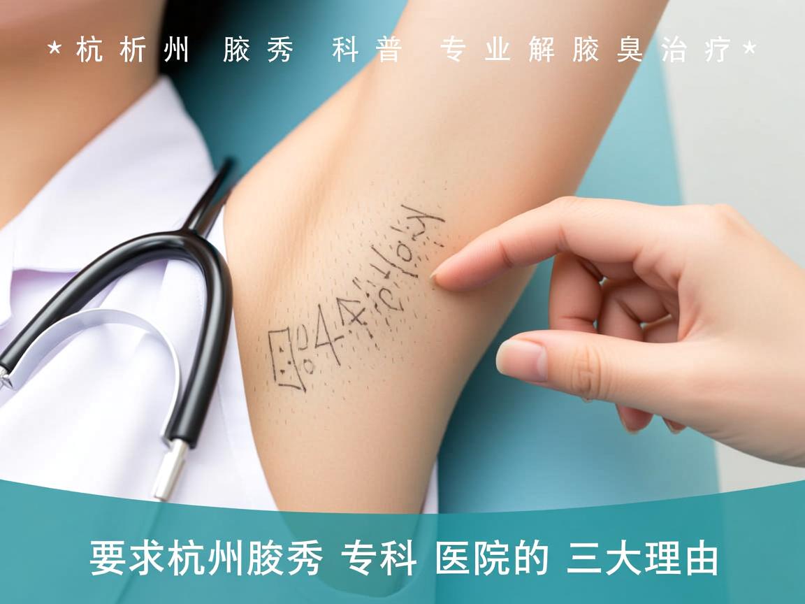 杭州腋秀科普,专业解析腋臭治疗,选择杭州腋秀专科医院的三大理由 杭州腋秀科普,专业解析腋臭治疗,选择杭州腋秀专科医院的三大理由