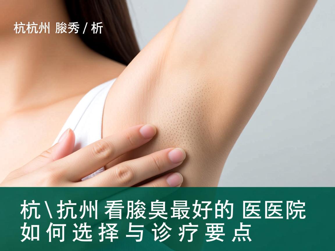 杭州腋秀解析,杭州看腋臭最好的医院如何选择与诊疗要点 杭州腋秀解析,杭州看腋臭最好的医院如何选择与诊疗要点