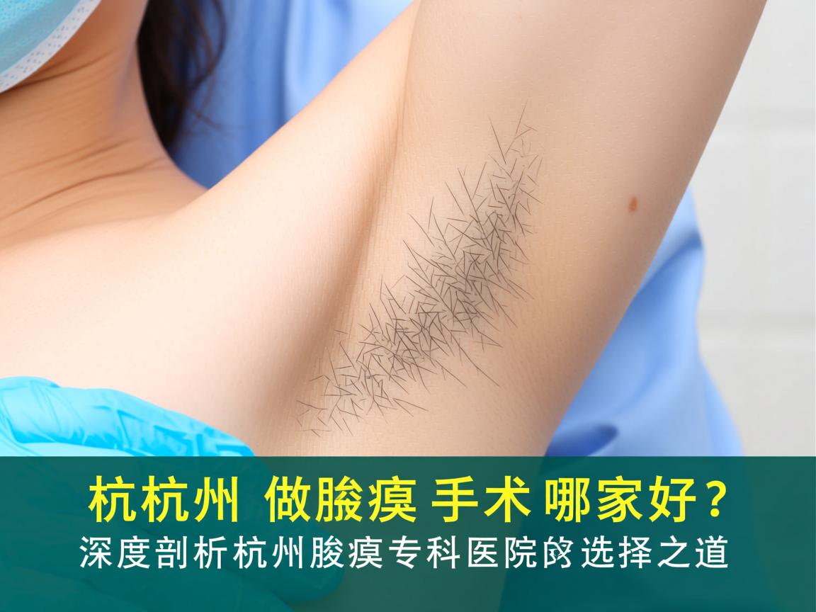 杭州做腋臭手术哪家好?深度剖析杭州腋臭专科医院的选择之道 杭州做腋臭手术哪家好?深度剖析杭州腋臭专科医院的选择之道