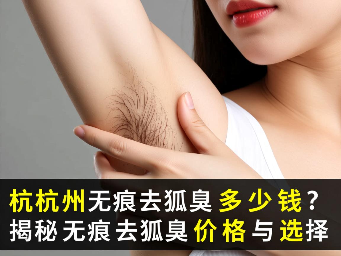 杭州无痕去狐臭多少钱？揭秘无痕去狐臭价格与选择