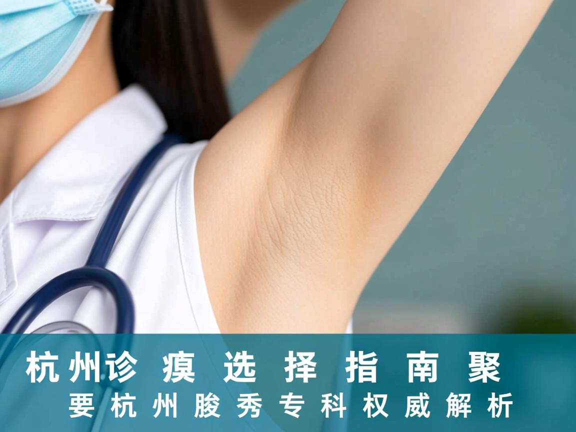 杭州腋臭诊疗选择指南，聚焦杭州腋秀专科的权威解析